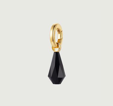 Lucky Charm Geometric Black Onyx Pendant