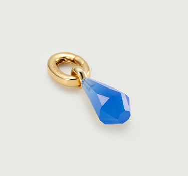 Lucky Charm Geometric Blue Onyx Pendant