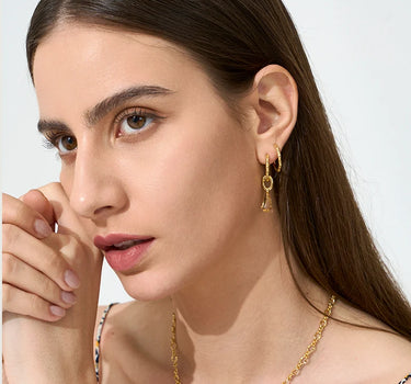 Chic-curve Hoop Earrings