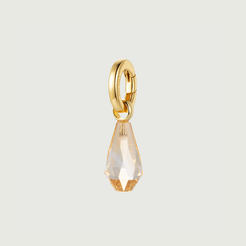 Lucky Charm Geometric Citrine Pendant