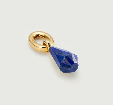 Lucky Charm Geometric Lazurite Pendant