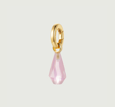 Lucky Charm Geometric Pink Jade Pendant