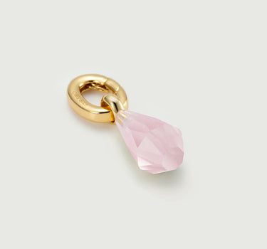 Lucky Charm Geometric Pink Jade Pendant