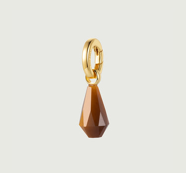Lucky Charm Geometric Tiger's Eye Pendant