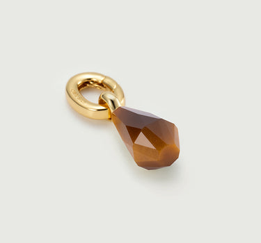 Lucky Charm Geometric Tiger's Eye Pendant