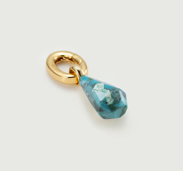 Lucky Charm Geometric Turquoise Pendant