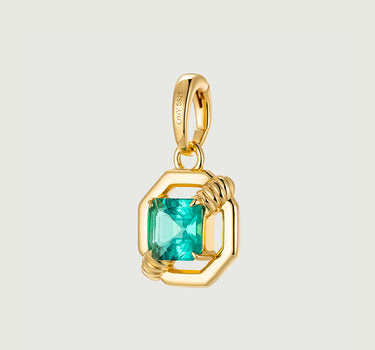 Luxe Emerald Pendant Charm 3.00 Carat