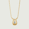 Lyre Gemstones Necklace Set