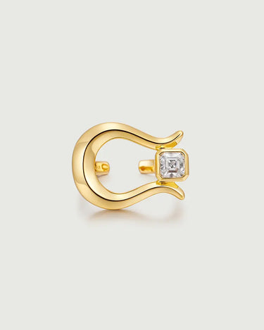 Lyre Moissanite Ring-obyjewelry