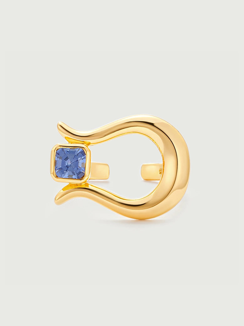 Lyre Sapphire Ring