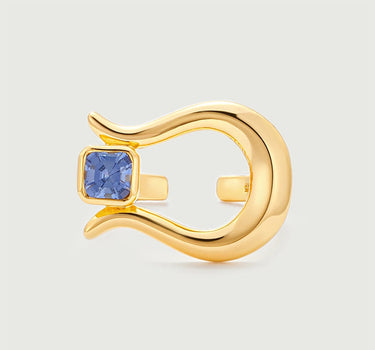 Lyre Sapphire Ring
