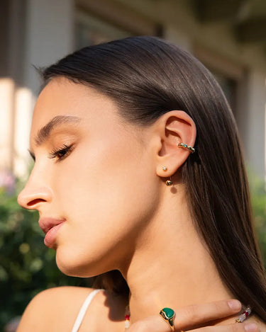 Moissanite Sphere Earrings