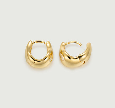 Moissanite Teardrop Hoop Earrings-obyjewelry