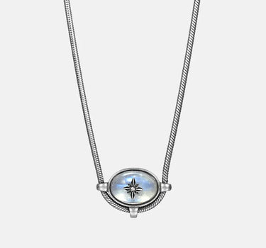 Moonstone Signature Charm Necklace-obyjewelry