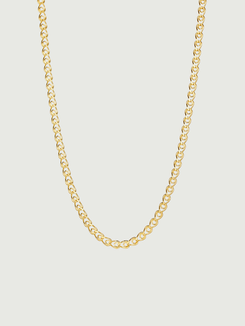 Eternal Loop Gold Chain Necklace