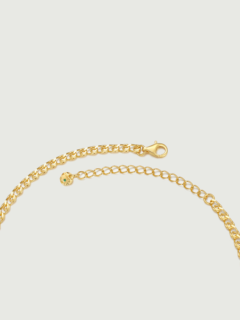 Eternal Loop Gold Chain Necklace