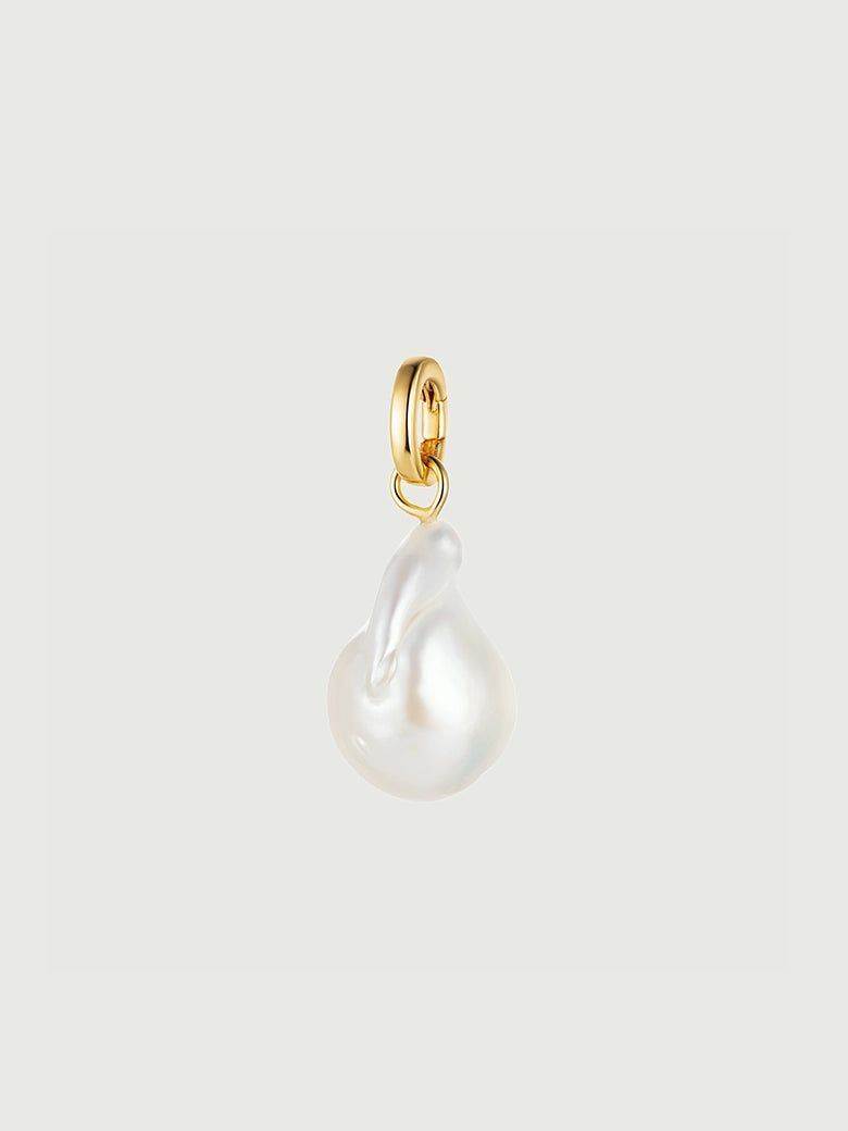 Natural Baroque Pearl Pendant Charm