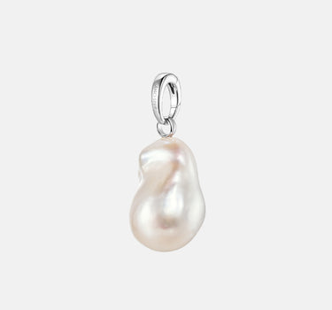 Natural Baroque Pearl Silver Pendant Charm
