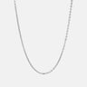 O Shape Vintage Silver Necklace-obyjewelry