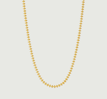 Oval Bead Link Necklace-obyjewelry