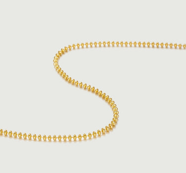 Oval Bead Link Necklace-obyjewelry