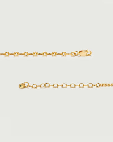 Oval Crossover Morganite Necklace