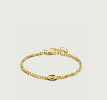 Oval Cut Lab Grown Emerald Cuban Link Bracelet