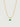 Oval Emerald Charm Necklace