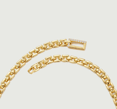 Panther Link Chain Necklace-obyjewelry