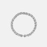 Panther Link Chain Silver Bracelet