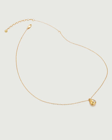 Pear Cut Moissanite Drop Necklace-obyjewelry