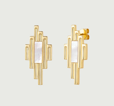 Doric Order Pearl Earrings
