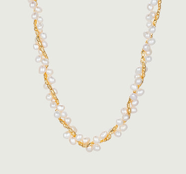 Pearl Ear of Wheat Harmony Necklace