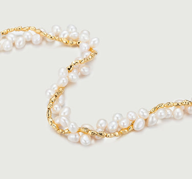 Pearl Ear of Wheat Harmony Necklace