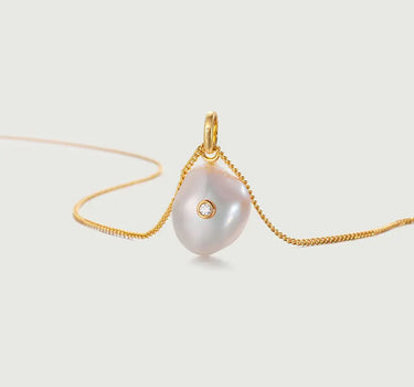 Pearl Glow Diamond Pendant
