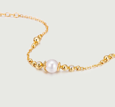  Pearl Sphere Floating Bracelet