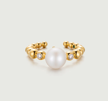 Pearl Sphere Floating Ring