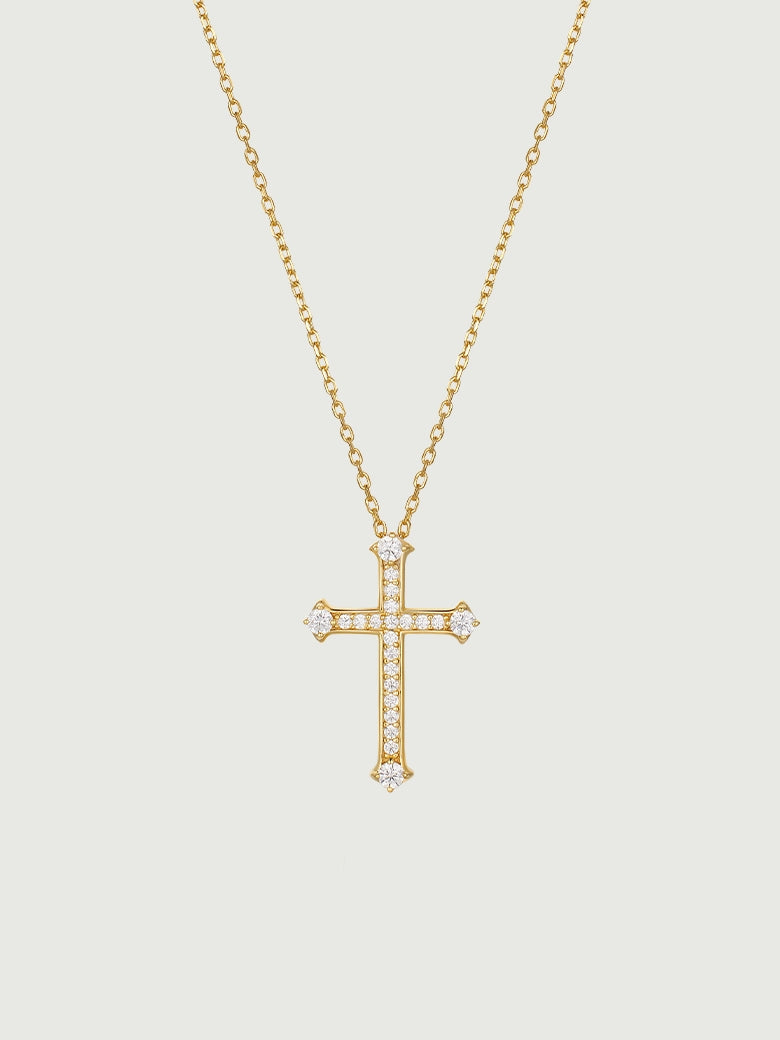 Radiant Faith Cross Necklace