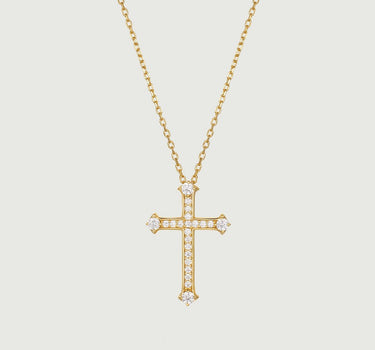 Radiant Faith Cross Necklace-obyjewelry