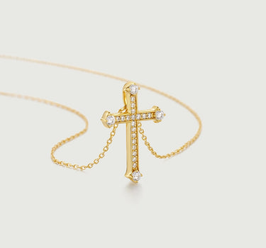 Radiant Faith Cross Necklace-obyjewelry