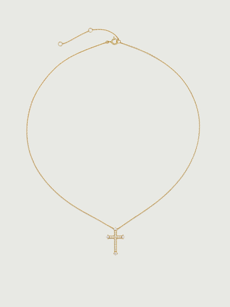 Radiant Faith Cross Necklace