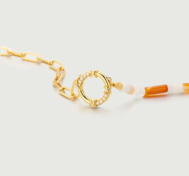 Red Onyx Aventurine Paperclip Chain
