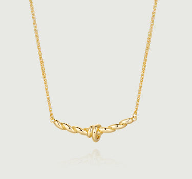 Red Onyx Twist Necklace