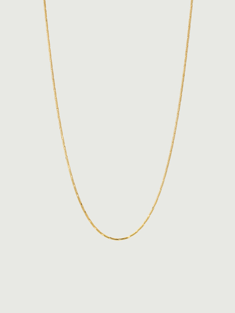 Silver Thread Chain OBY Round Thread Snake Chain in Recycled Silver