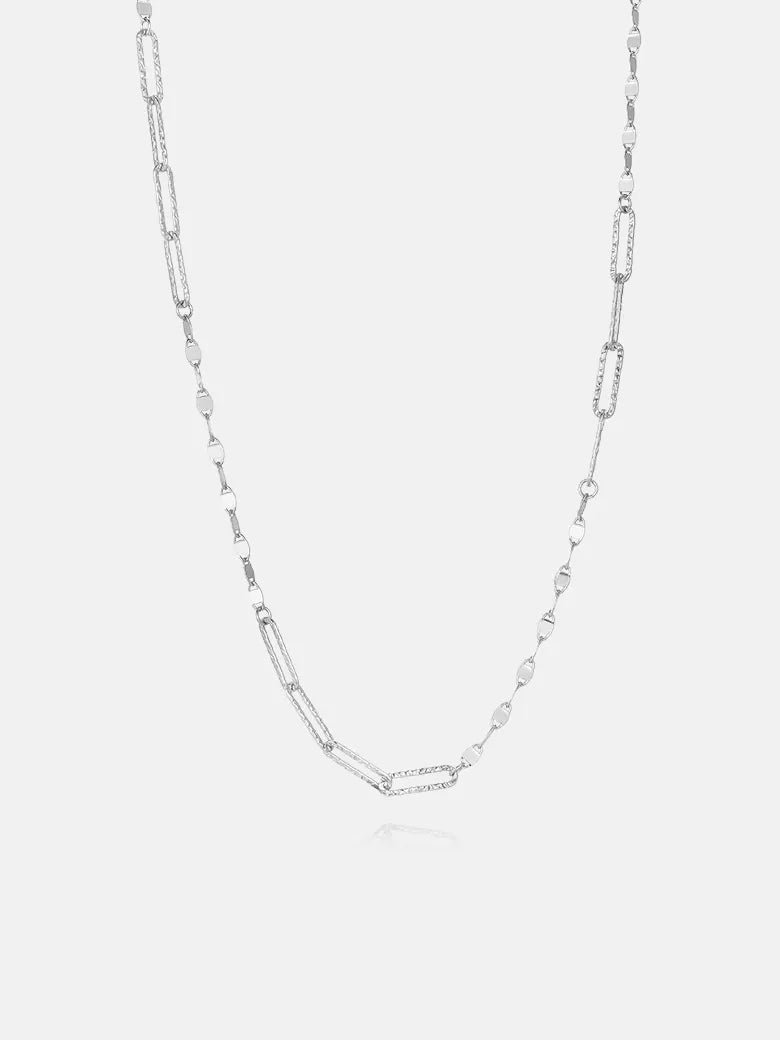 Shimmer Silver Paperclip Chain