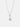 Silver Four Clover Emerald Charm Paperclip Necklace