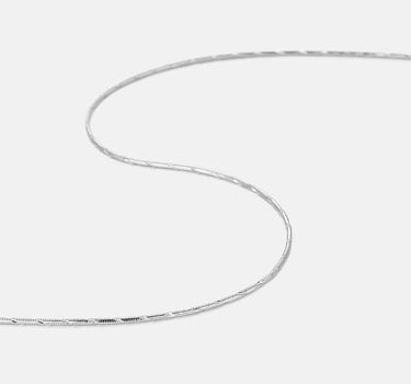 Silver Round Thread Snake Chain