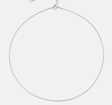 Silver Round Thread Snake Chain