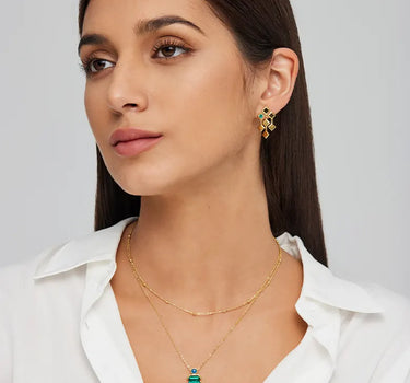 Slidable Versailles Emerald Necklace