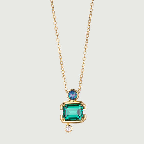 Slidable Versailles Emerald Necklace